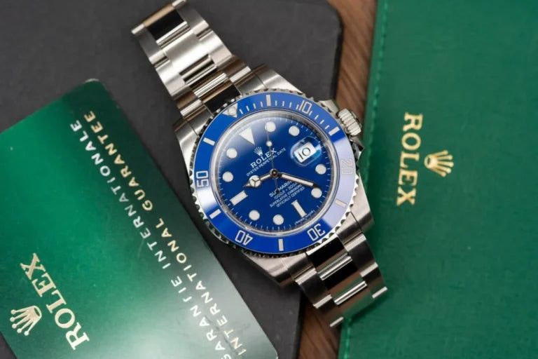 Stainless Steel Submarine Ceramic Factory (Blue Dial) - Luxury Watch