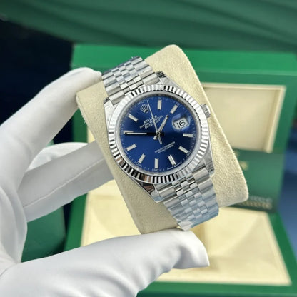 D-Just 36mm Stainless Steel Blue - Luxury Watch