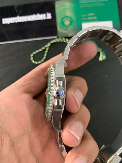 Submarine Stainless Steel Green Ceramic (Starbucks) - Luxury Watch