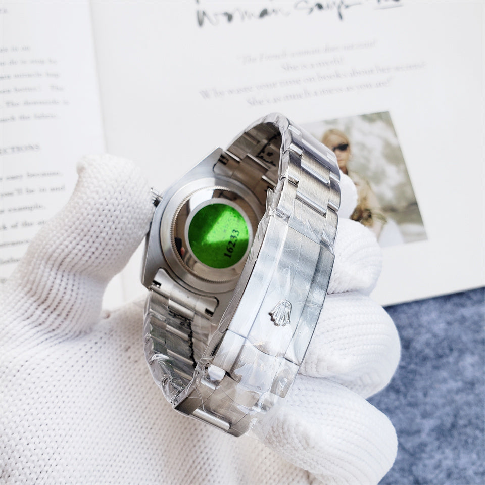41mm Stainless Steel Green Dial Oyster - Luxury Watch