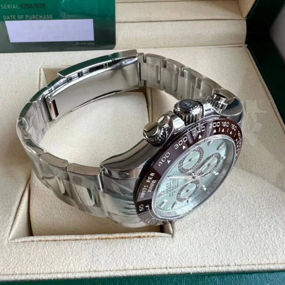 Platinum Daytova Blue Dial - Luxury Watch
