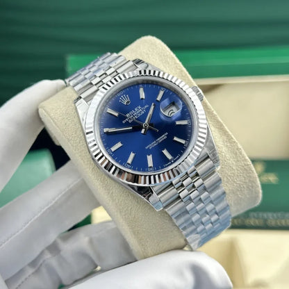 D-Just 36mm Stainless Steel Blue - Luxury Watch