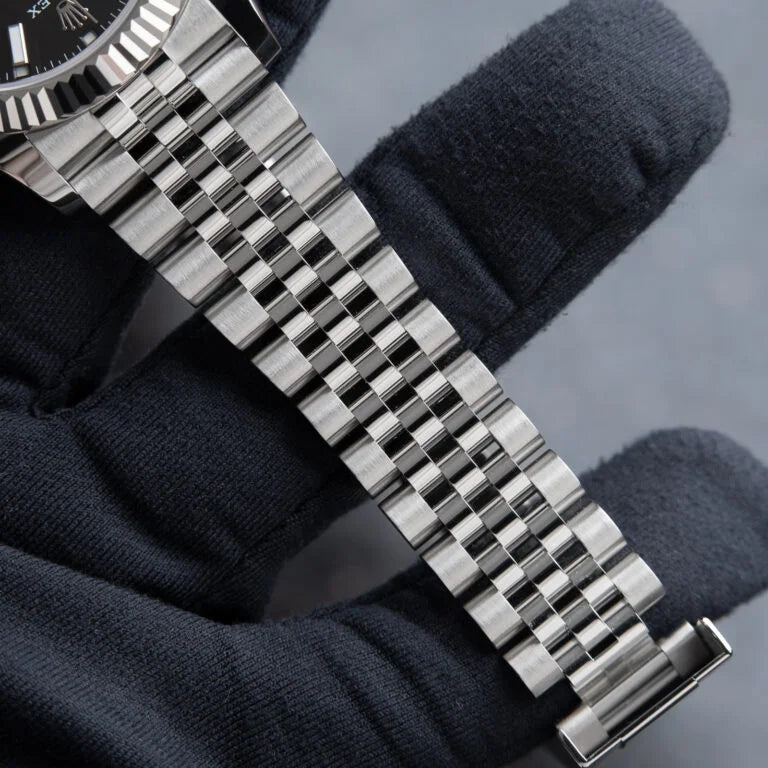 Skyscraper Stainless Steel Jubilee (Black Dial) - Luxury Watch