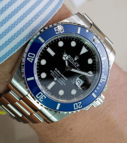 Submarine Steel 41mm Date (Cookie Monster) - Luxury Watch