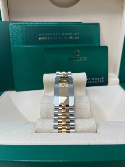 Skyscraper Stainless Steel & Yellow Gold Jubilee (Black Dial) - Luxury Watch