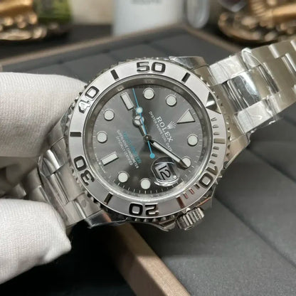 Boat-Masters Rhodium Oyster - Luxury Watch