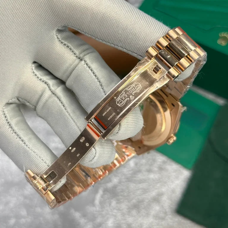 D-Date Everose Gold Chocolate Roman Numerals Dial - Luxury Watch