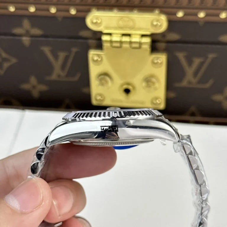 Stainless Steel Sky-Scraper Jubilee (Blue Dial) - Luxury Watch