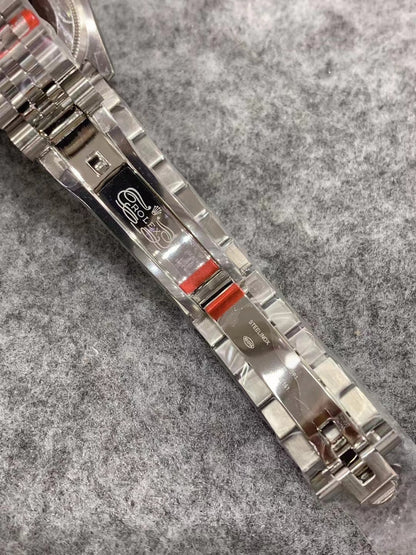 Ladies 28mm Stainless Steel (White Roman Numeral Dial) – Luxury Watch