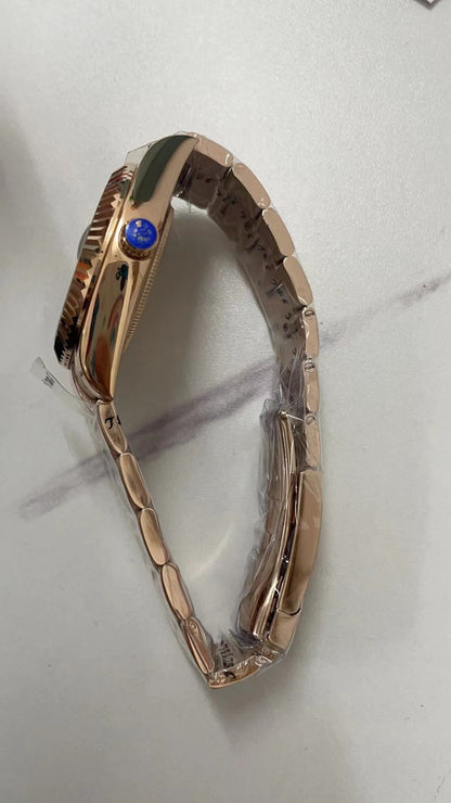 Rose Gold Oyster (Chocolate Dial) - Luxury Watch