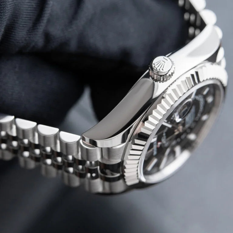 Skyscraper Stainless Steel Jubilee (Black Dial) - Luxury Watch