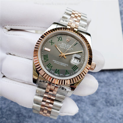 41mm Everose Gold and Steel (Roman Numeral Dial) - Luxury Watch
