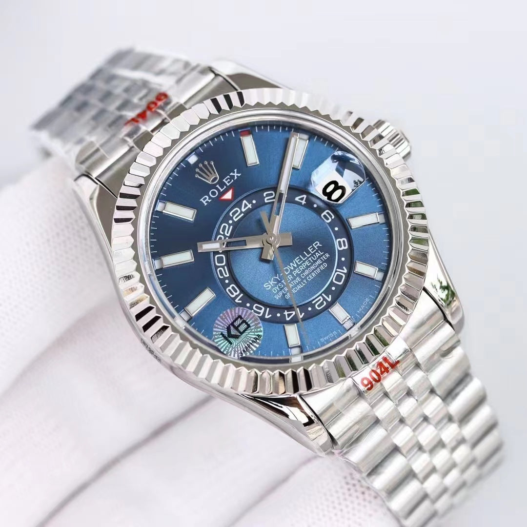 Stainless Steel Jubilee (Blue Dial) - Luxury Watch