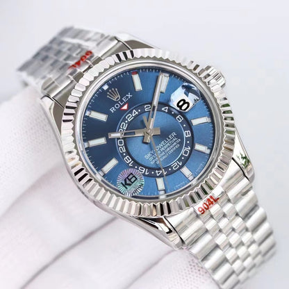 Stainless Steel Jubilee (Blue Dial) - Luxury Watch