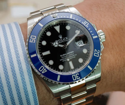 Submarine Steel 41mm Date (Cookie Monster) - Luxury Watch