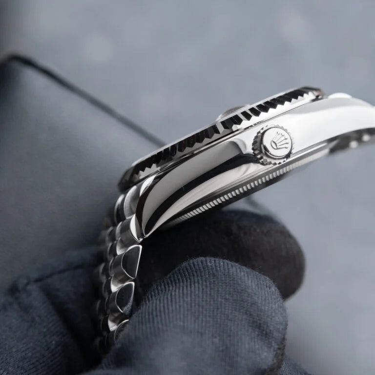 Skyscraper Stainless Steel Jubilee (Black Dial) - Luxury Watch