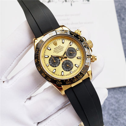 Yellow Gold rubber (Champagne Dial) - Luxury Watch
