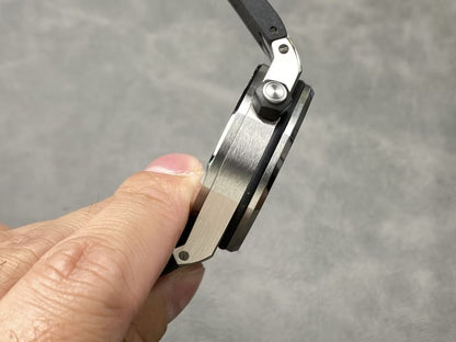 Stainless Steel 41mm Black Strap (Black dial) - Luxury Watch