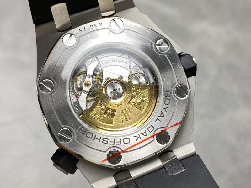 Stainless Steel 41mm Black Strap (Black dial) - Luxury Watch