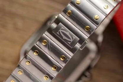 Large Two-Tone Stainless Steel & Gold (White Dial) – Luxury Watch