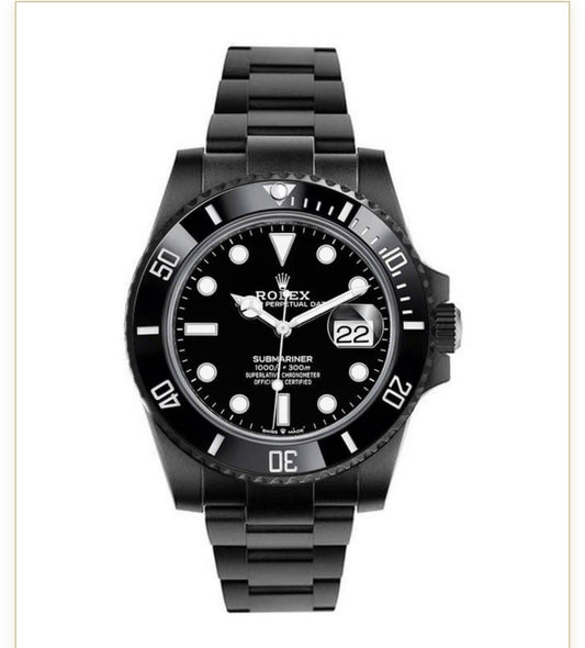 Stainless Steel Ceramic 41mm Date (Black Dial) - Luxury Watch