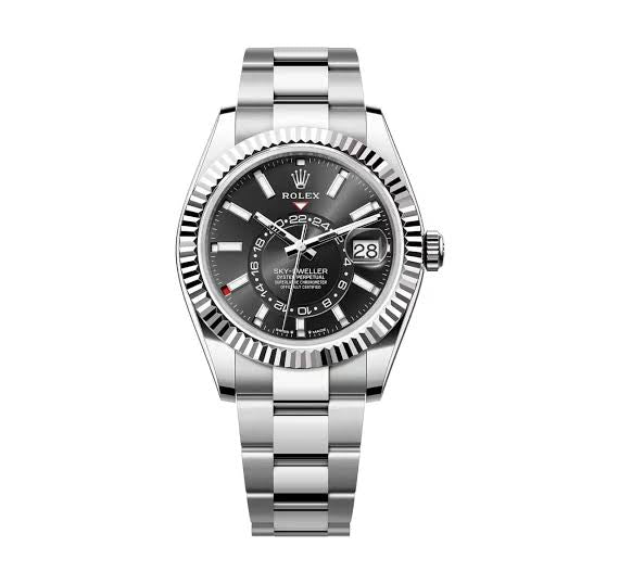 Skyscraper Stainless Steel Oyster (Black Dial) - Luxury Watch