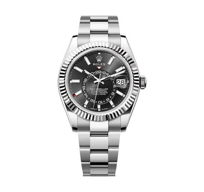 Skyscraper Stainless Steel Oyster (Black Dial) - Luxury Watch