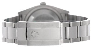 41mm Stainless Steel Oyster Steel Black Dial Roman Numeral- Luxury Watch