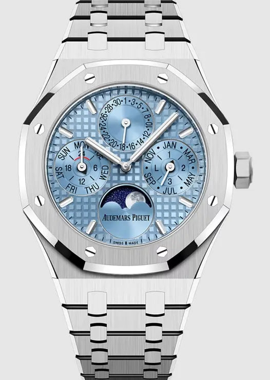 Stainless Steel 41mm (Blue Moon dial) - Luxury Watch