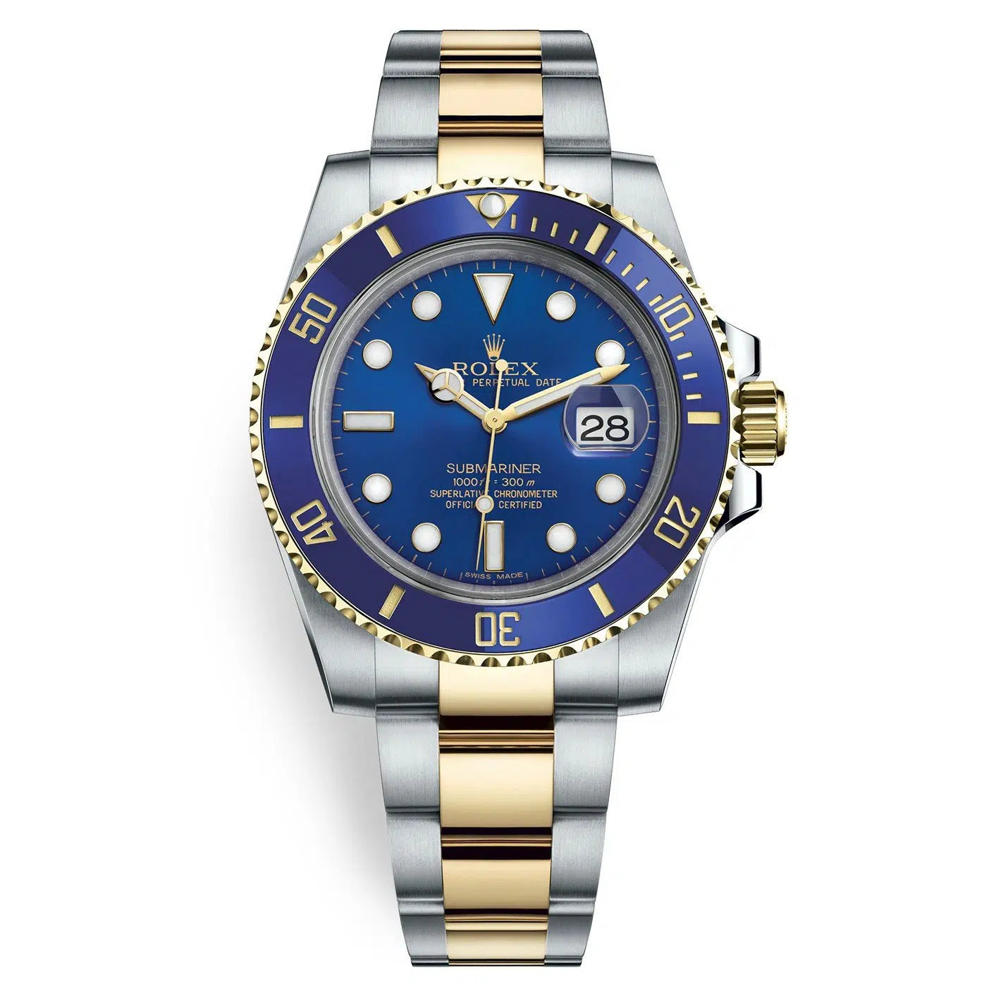 Sports Watch 41mm Stainless Steel Two-Tone (Blue Dial) - Luxury Watch