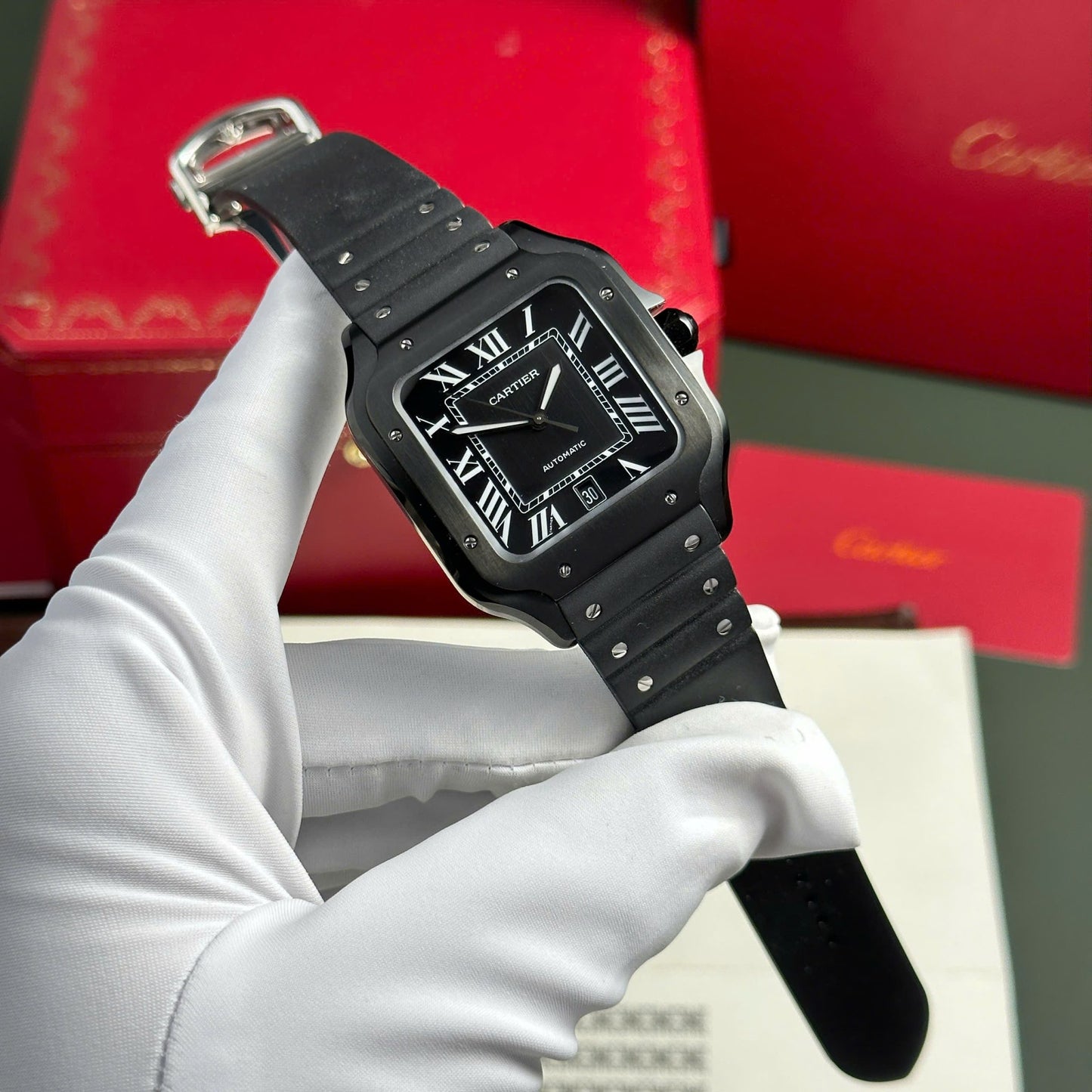 Large Ceramic 41mm (Black Dial) – Luxury Watch