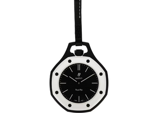 Octa Noir (Black / White) Pocket Watch- Luxury Watch
