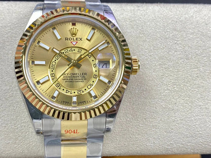 Stainless Steel & Yellow Gold Oyster(Champagne Dial) - Luxury Watch