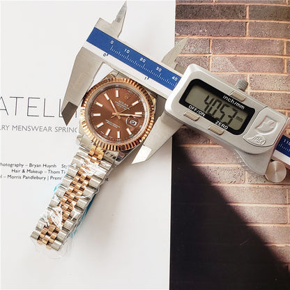 41mm Everose Gold and Steel (Chocolate Dial) - Luxury Watch