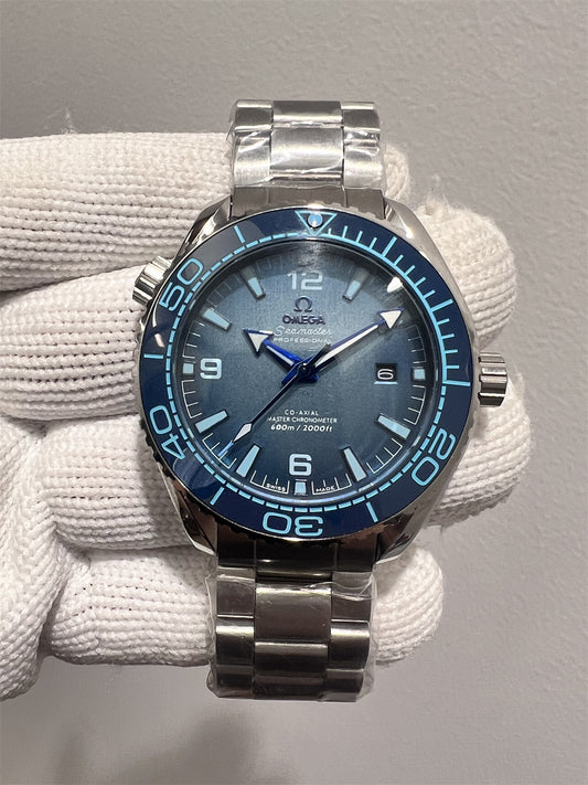 Diver Watch Stainless Steel Blue Dial - Luxury Watch