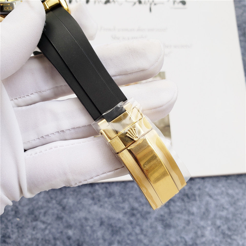 Yellow Gold rubber (Champagne Dial) - Luxury Watch