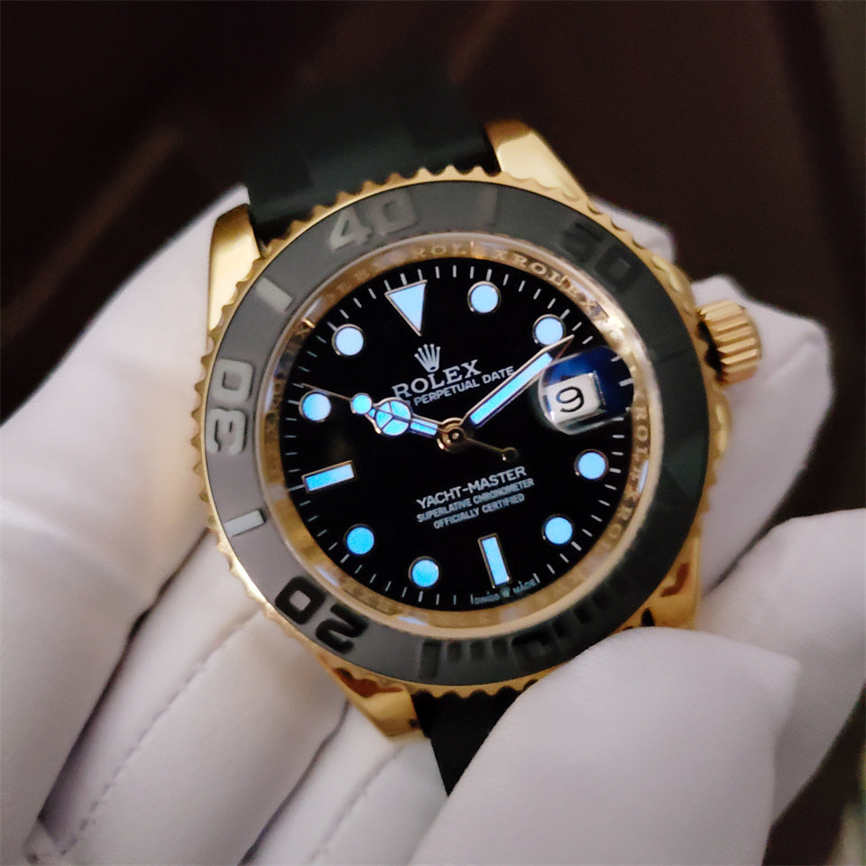 Level I Yellow Gold (Rubber) - Luxury Watch