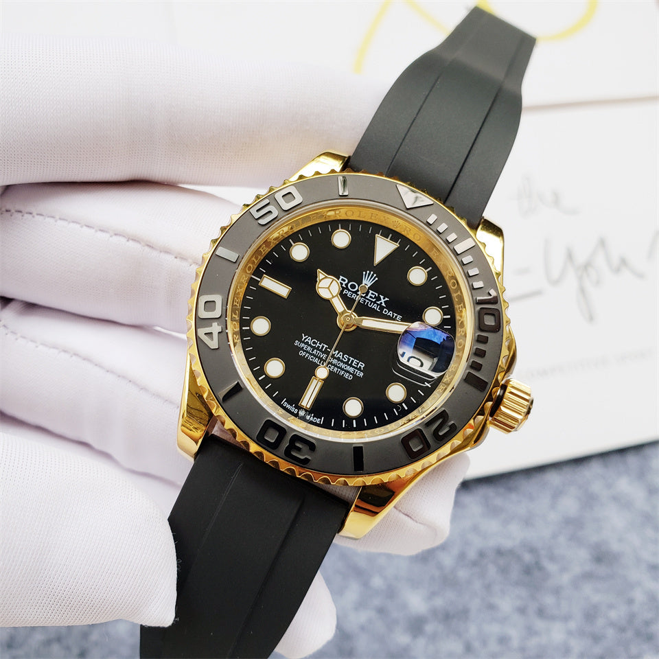 Level I Yellow Gold (Rubber) - Luxury Watch