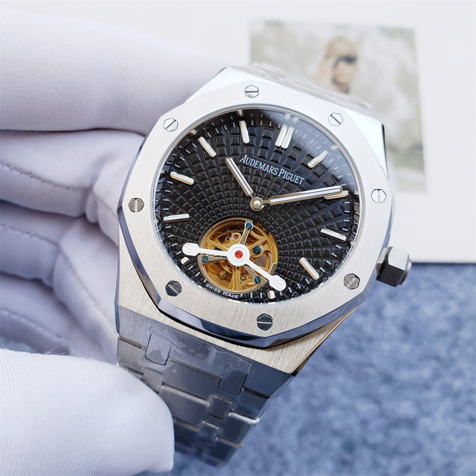 Sports Watch Open work Dial Stainless Steel - Luxury Watch
