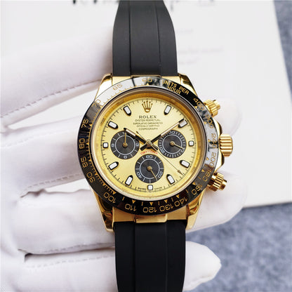 Yellow Gold rubber (Champagne Dial) - Luxury Watch