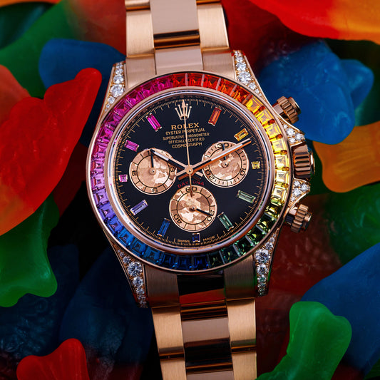 Cosmograph Daytova Stainless RoseGold (Rainbow) - Luxury Watch