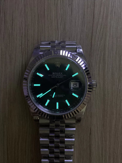 41mm Stainless Steel Jubilee Green - Luxury Watch
