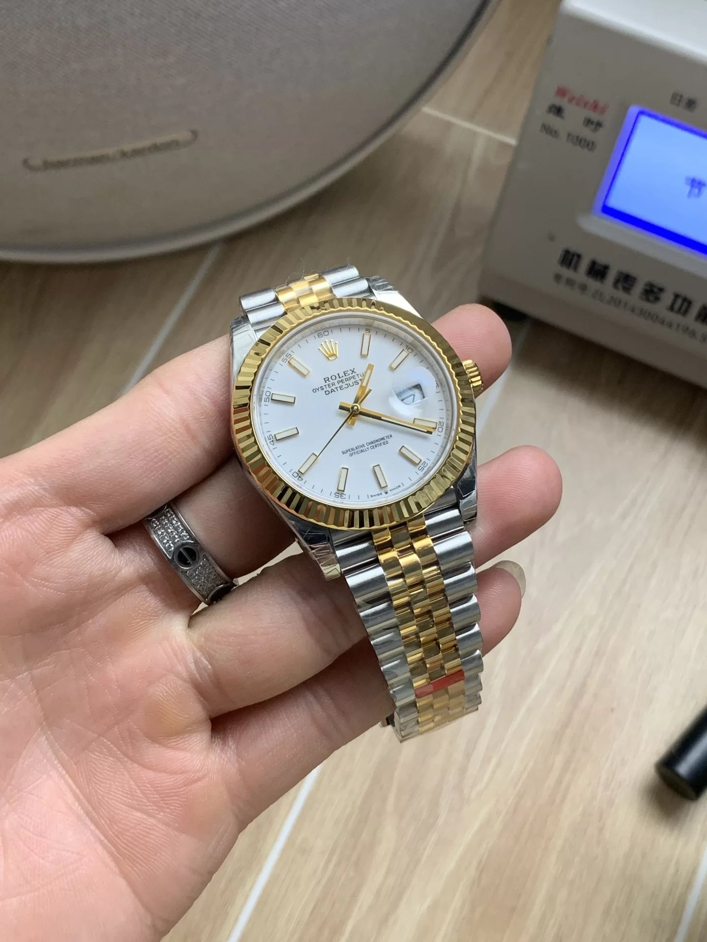 41mm Yellow Gold and Steel (White Dial) - Luxury Watch