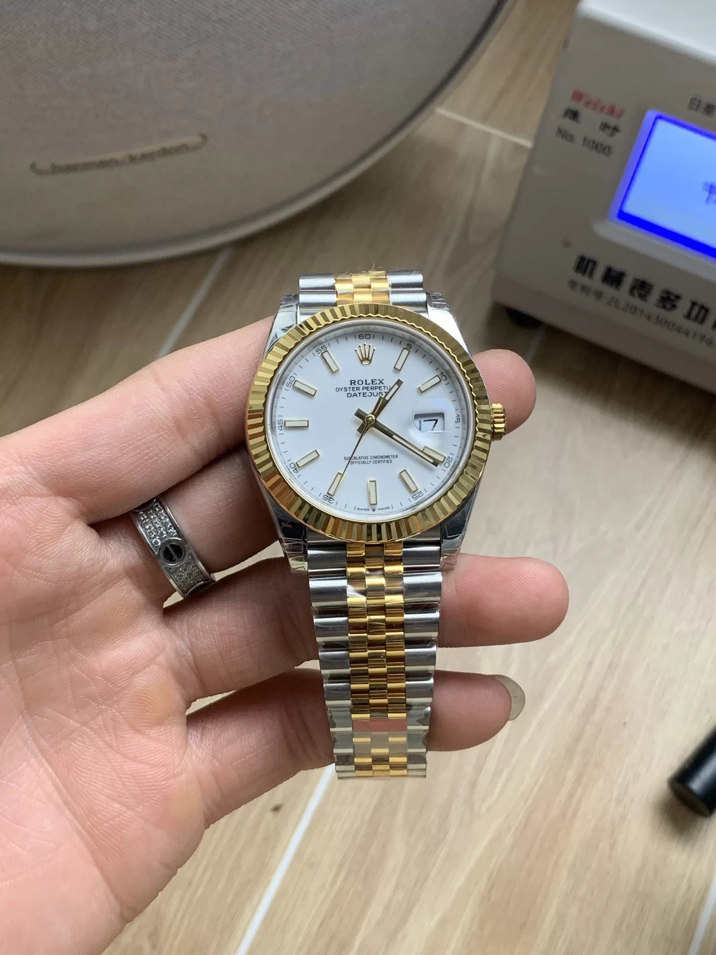 41mm Yellow Gold and Steel (White Dial) - Luxury Watch