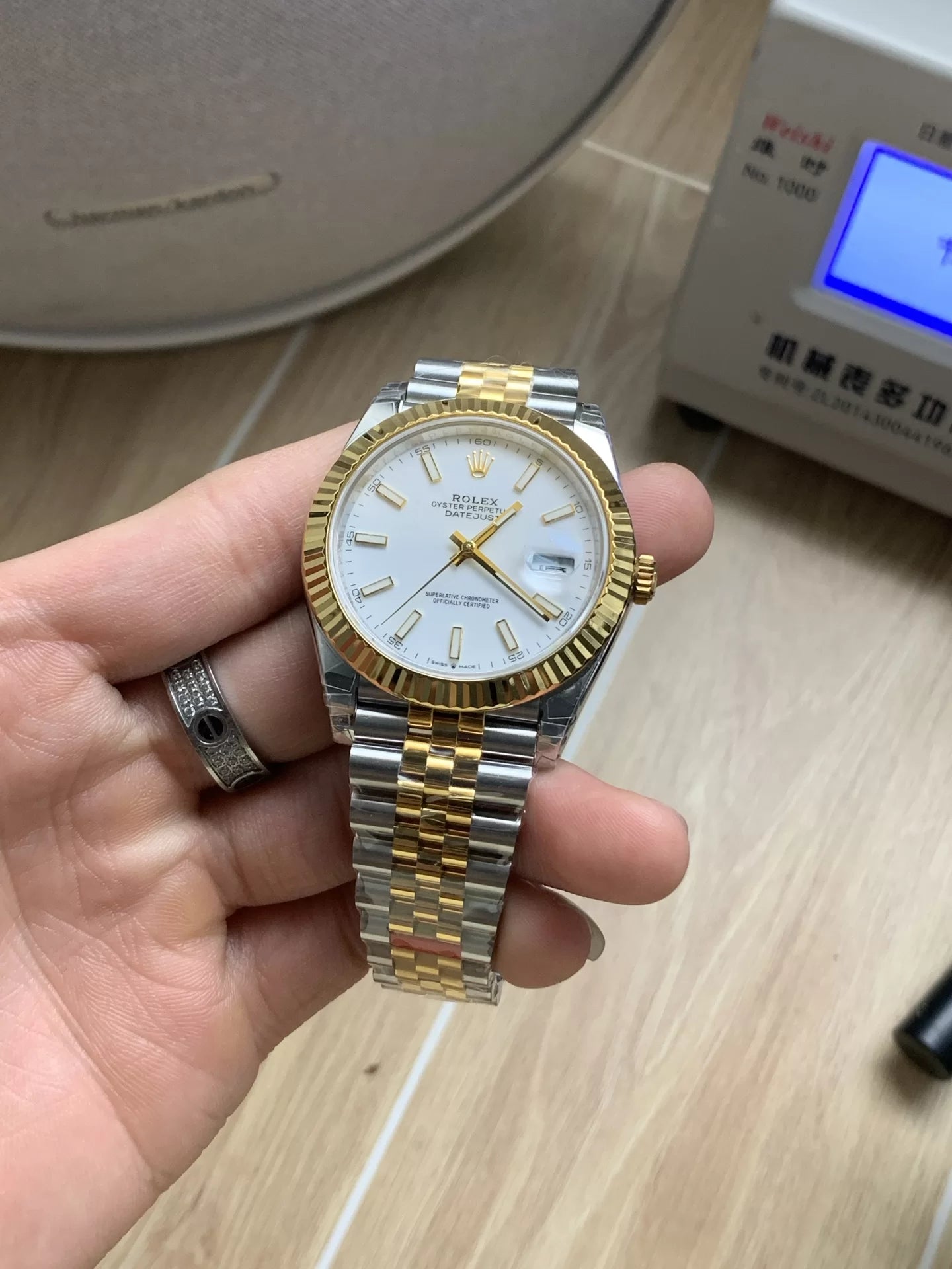 41mm Yellow Gold and Steel (White Dial) - Luxury Watch