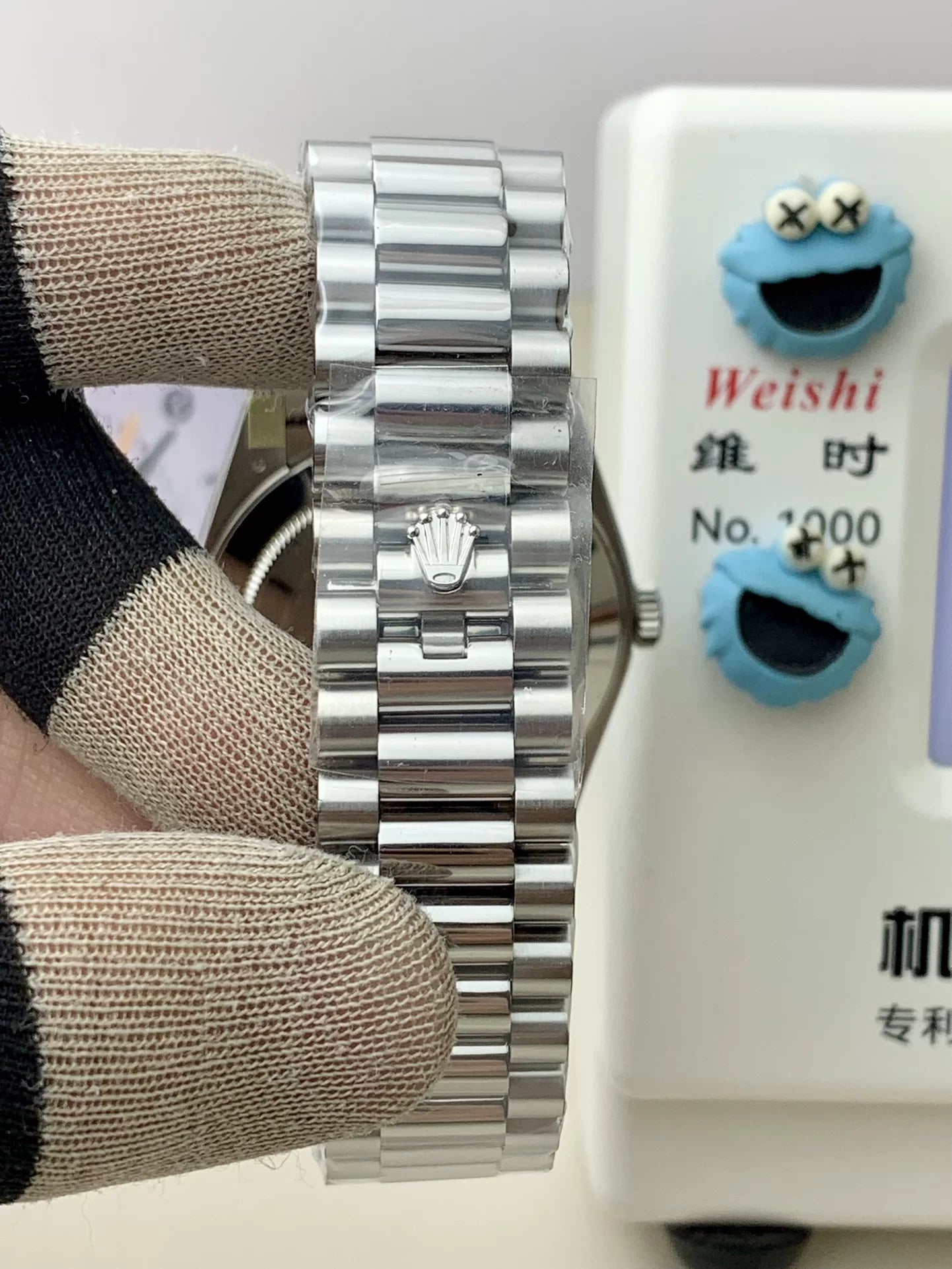 Day Week 40 Stainless Steel White Dial - Luxury Watch