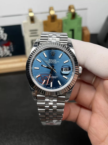 41mm Stainless Steel Blue Dial - Luxury Watch