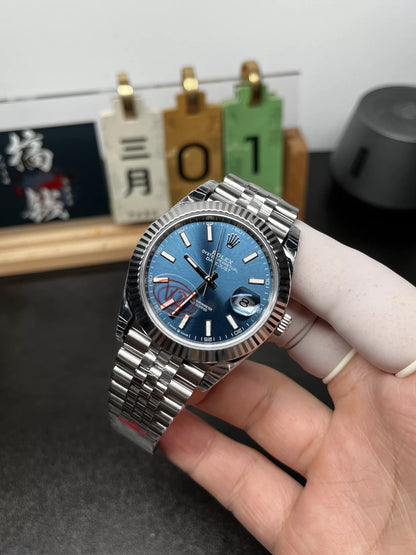 41mm Stainless Steel Blue Dial - Luxury Watch