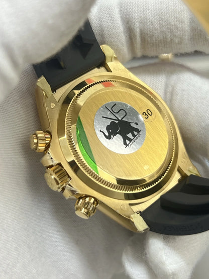 Yellow Gold Rubber (Tiffany Blue Dial) - Luxury Watch