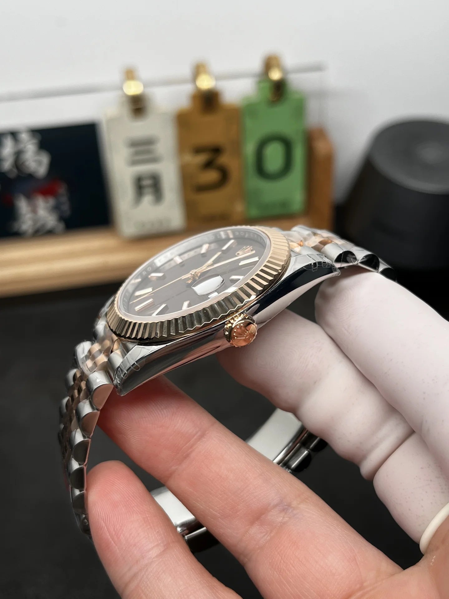41mm Everose Gold and Steel (Chocolate Dial) - Luxury Watch